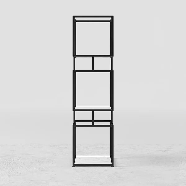 Bibliothèque cubique moderne à 3 niveaux