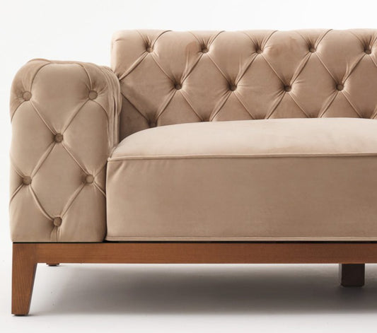 3 PLACES CANAPÉ CAPITONNÉ