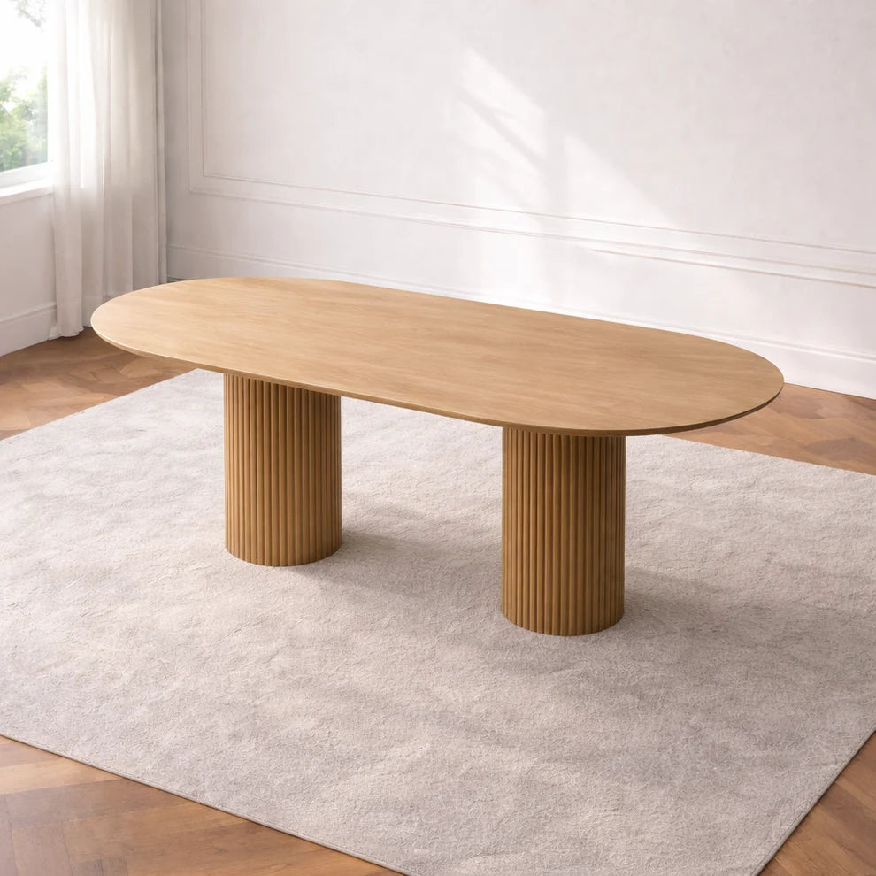 Pack MARBELLA – Table à Manger Ovale + 6 Chaises