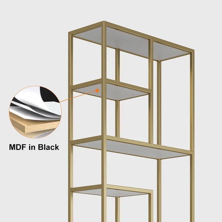 Modern White & Gold Etagere