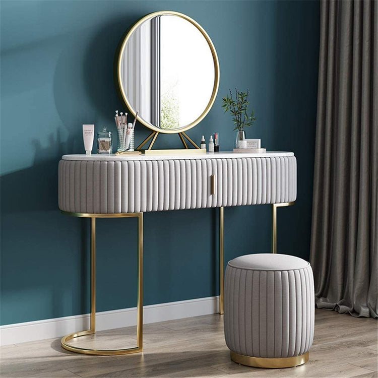 Coiffeuse nordique + Tabouret