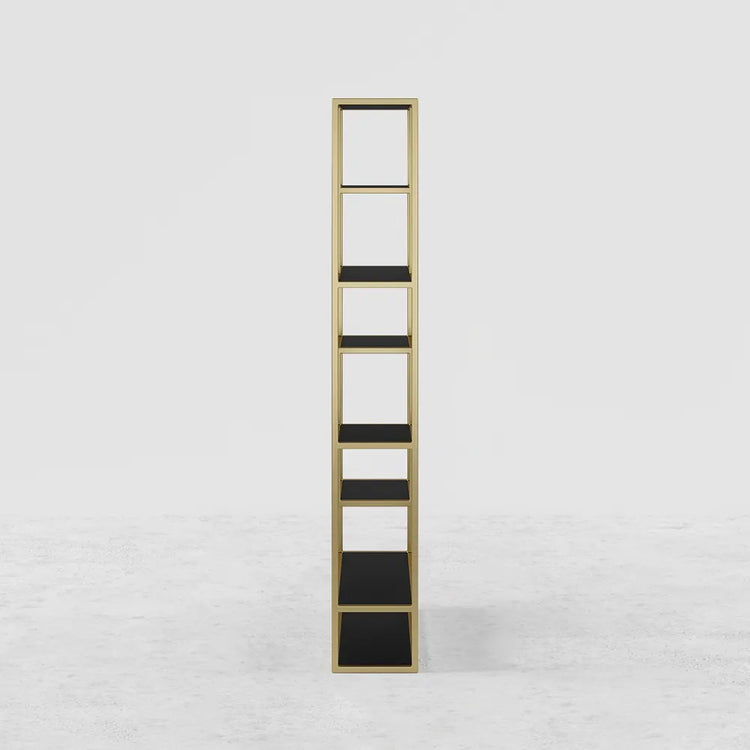 Modern Black & Gold Etagere