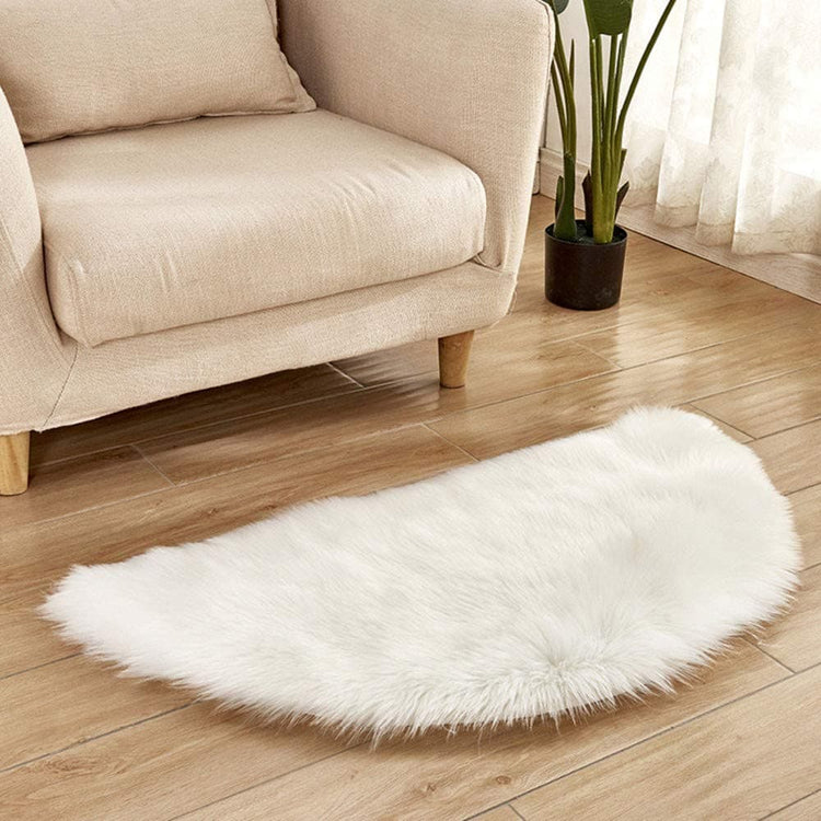 Tapis Mouton Demi Cercle