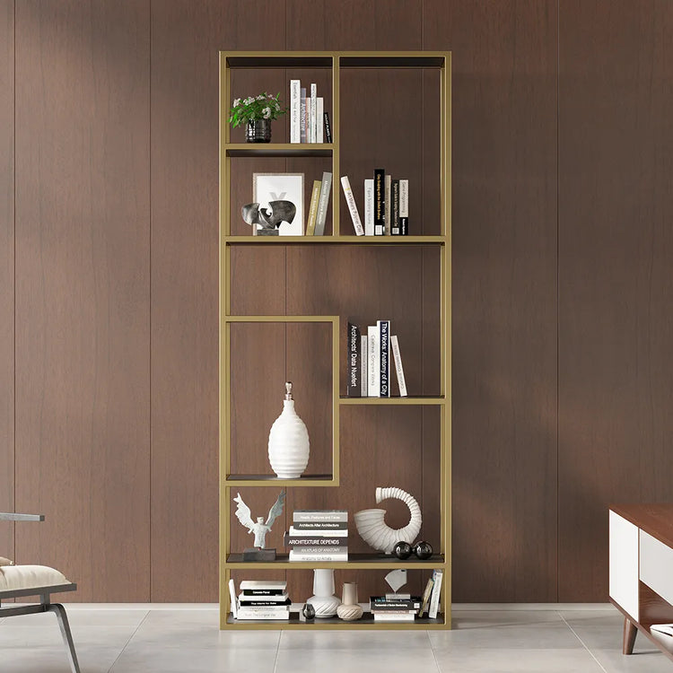 Modern Black & Gold Etagere