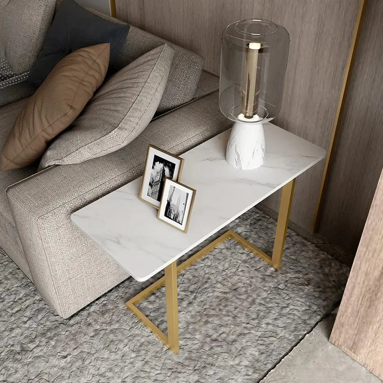 Table de bout blanche
