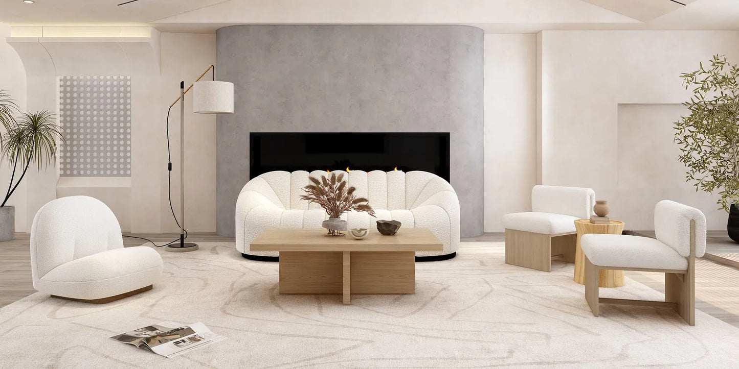 Chaise d'appoint en bois moderne