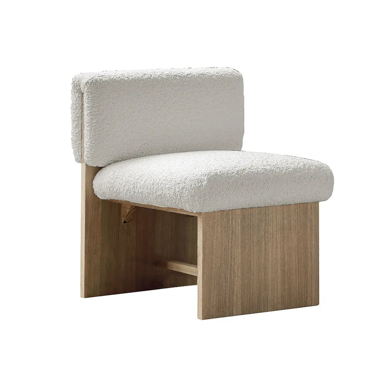 Chaise d'appoint en bois moderne