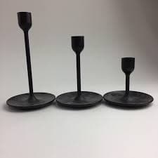 Lot de 3 Bougeoirs