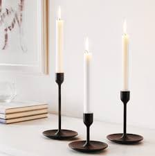 Lot de 3 Bougeoirs