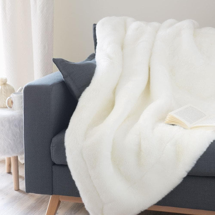 Plaid en Peluche Toucher Velours