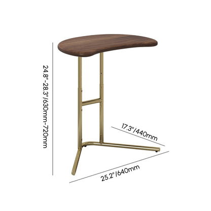 Table d'appoint en forme de C