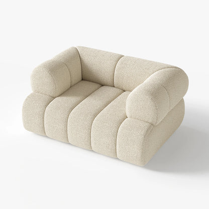 Fauteuil d'appoint rembourré Nimbus Boucle