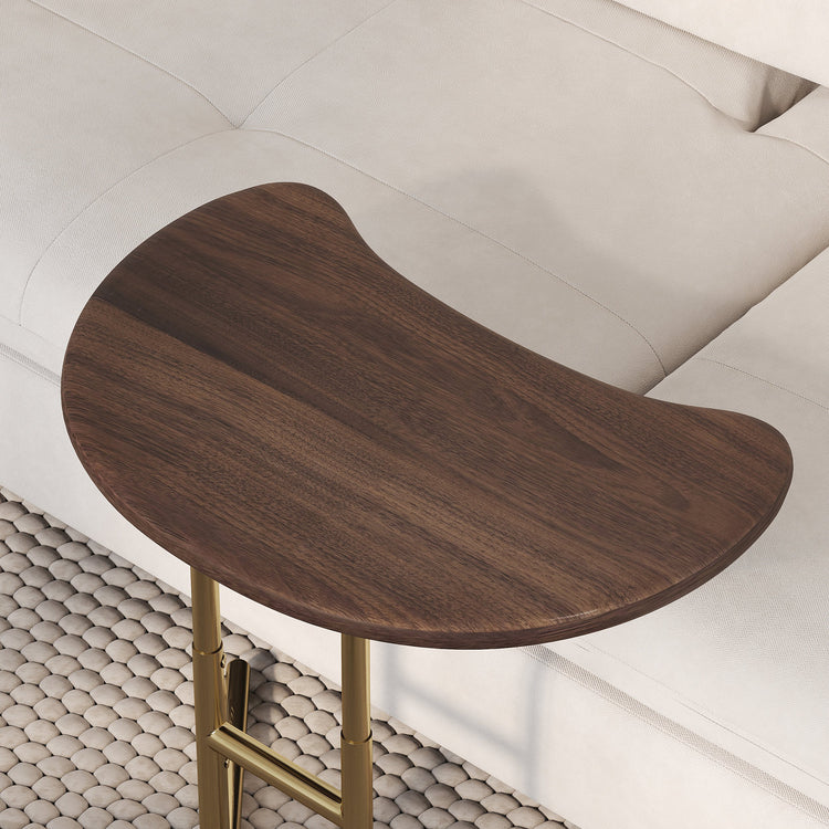Table d'appoint en forme de C