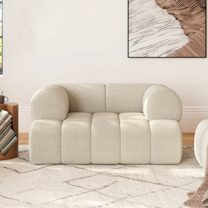 Fauteuil d'appoint rembourré Nimbus Boucle