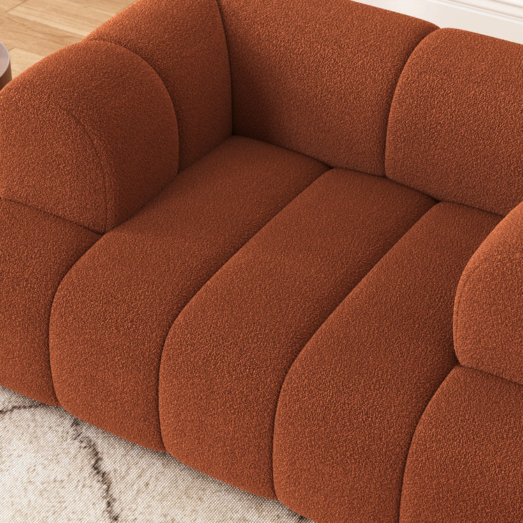 Fauteuil d'appoint rembourré Nimbus Boucle