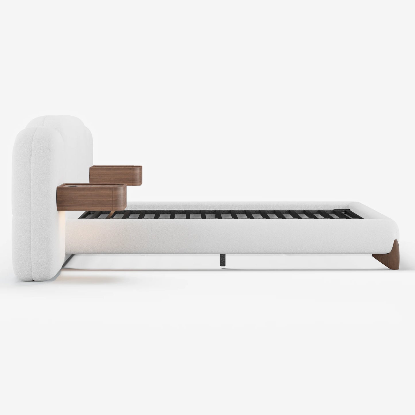 Lit Boucle Curva avec Table de Chevet