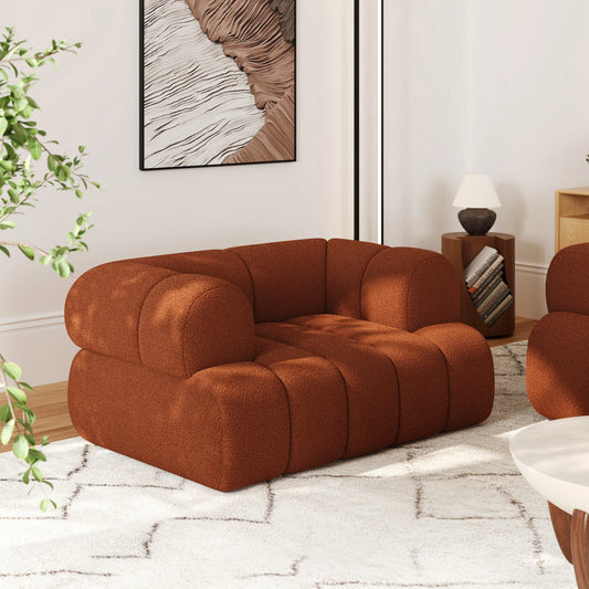Fauteuil d'appoint rembourré Nimbus Boucle