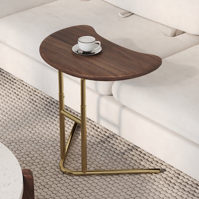 Table d'appoint en forme de C