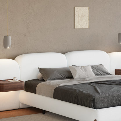 Lit Boucle Curva avec Table de Chevet