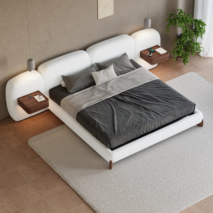 Lit Boucle Curva avec Table de Chevet