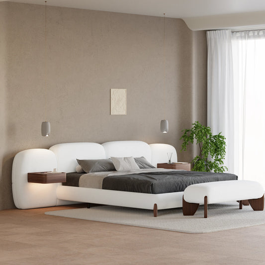 Lit Boucle Curva avec Table de Chevet