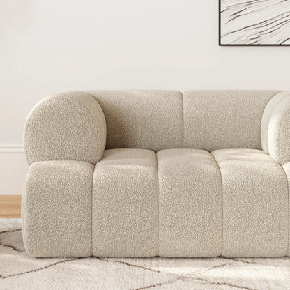 Fauteuil d'appoint rembourré Nimbus Boucle