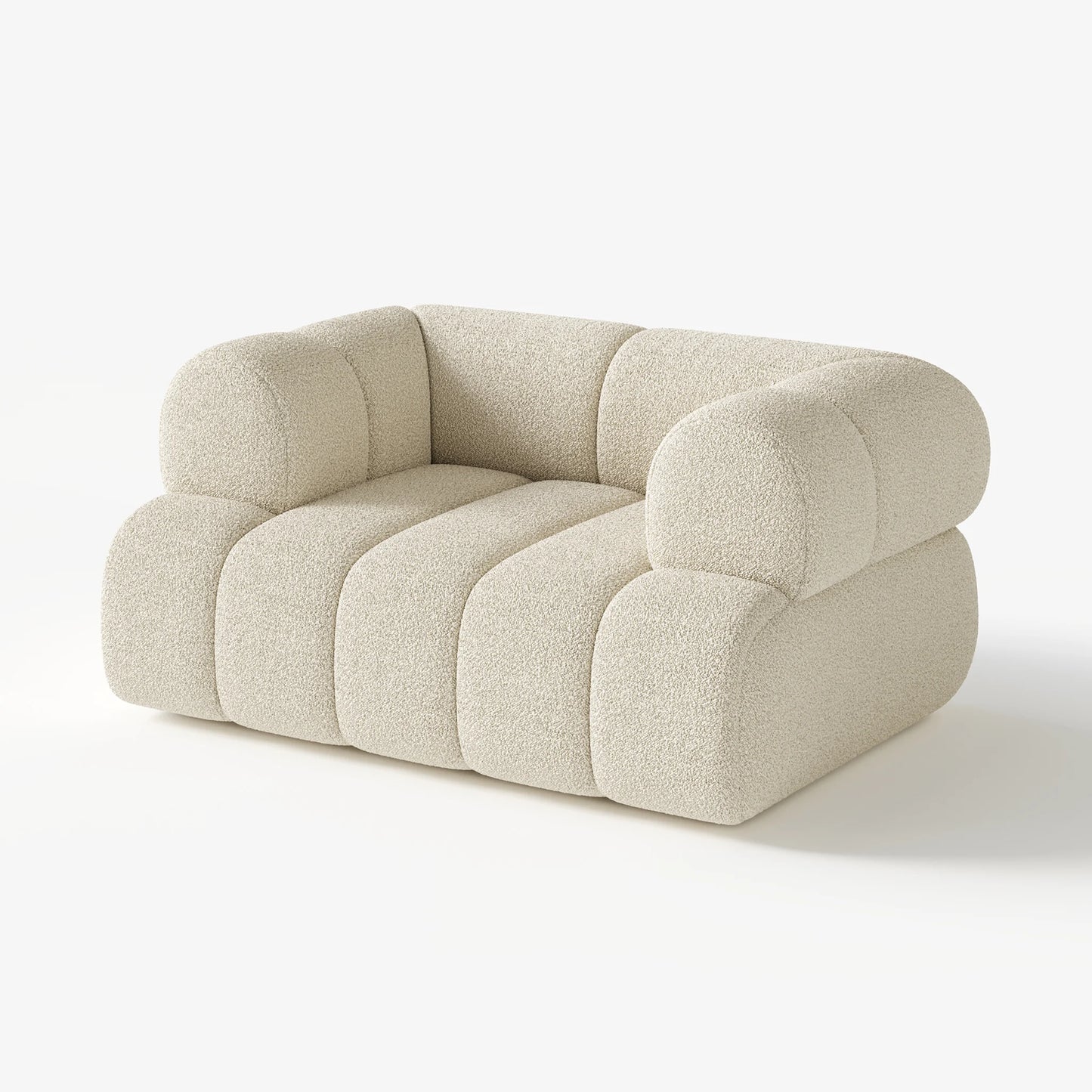 Fauteuil d'appoint rembourré Nimbus Boucle