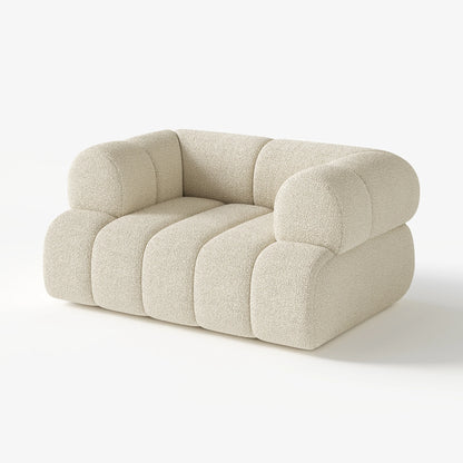 Fauteuil d'appoint rembourré Nimbus Boucle