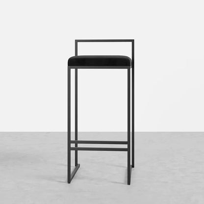 Tabouret de bar moderne en velours