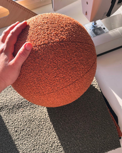 Coussin balle en bouclette