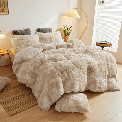 Parure de lit en fausse fourrure