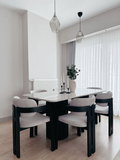 Aya table a manger + 6 chaises