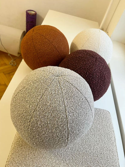 Coussin balle en bouclette