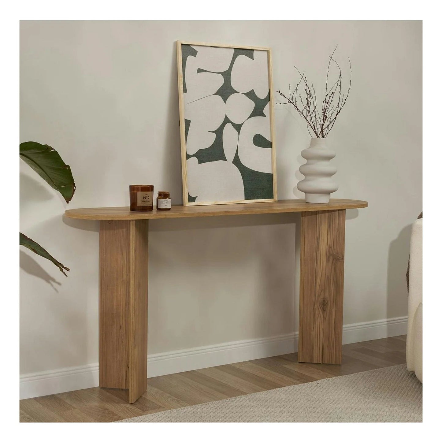Console Design en Bois Naturel