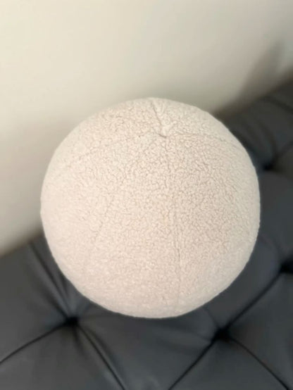 Coussin balle en bouclette