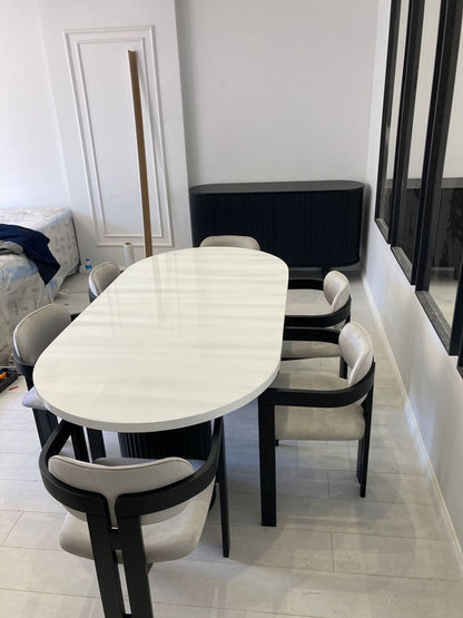 Aya table a manger + 6 chaises