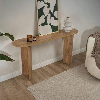 Console Design en Bois Naturel