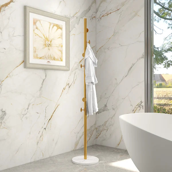 Porte-manteau en marbre