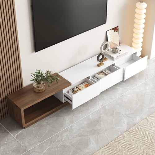 Pack Meuble TV & Table basse rétractable