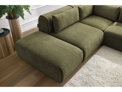 Canapé d'angle fixe modulable