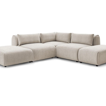 Canapé d'angle fixe modulable