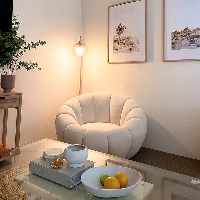 Fauteuil Blossom Bouclette