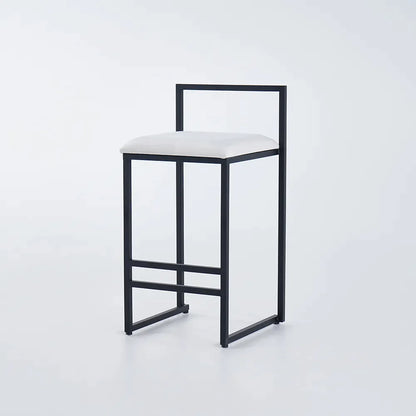 Tabouret de bar moderne en velours