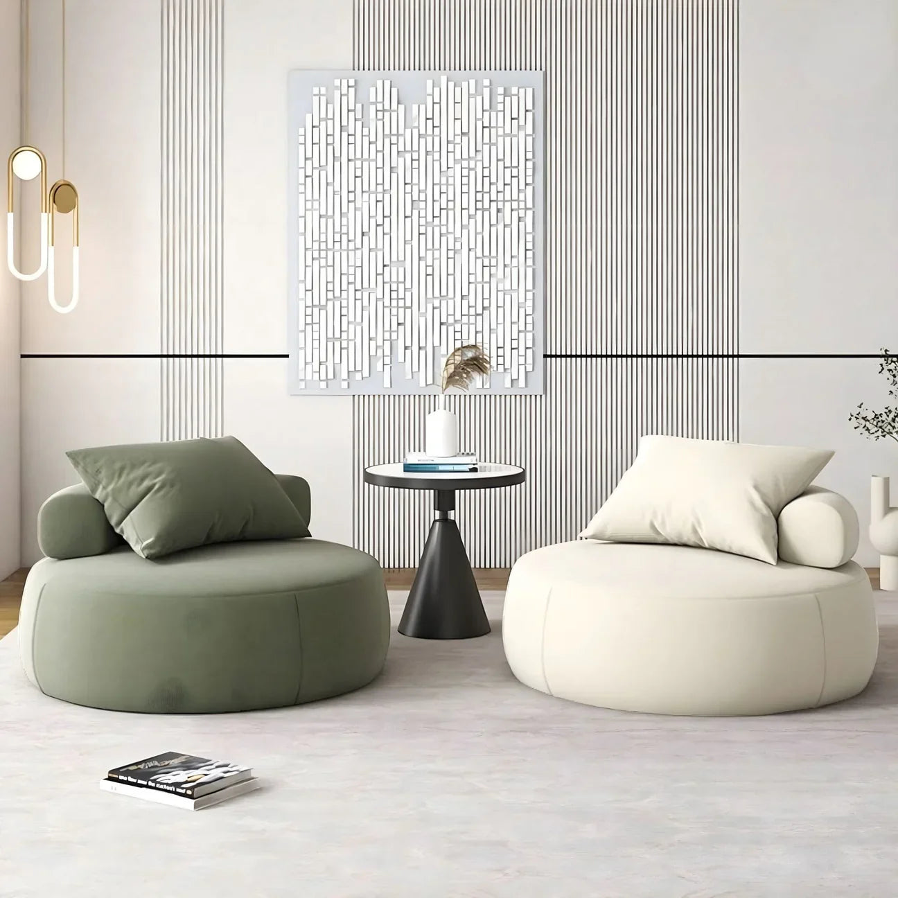 Fauteuil rond design Manon