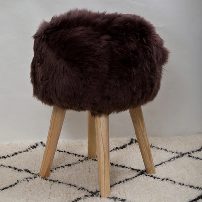 Tabouret En Fausse Fourrure