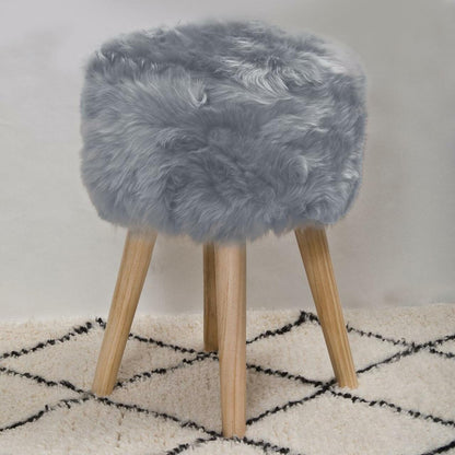 Tabouret En Fausse Fourrure