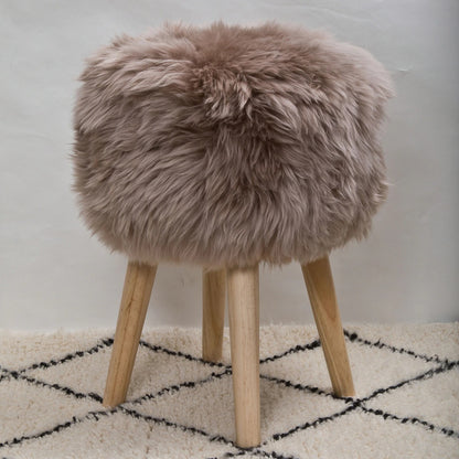 Tabouret En Fausse Fourrure
