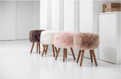 Tabouret En Fausse Fourrure