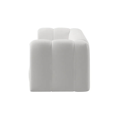 Canapé rembourré en velours moderne