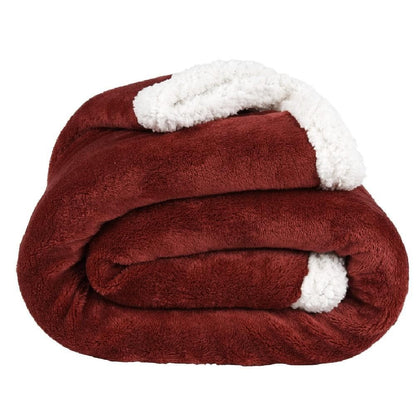 Plaid en Peluche Toucher Velours